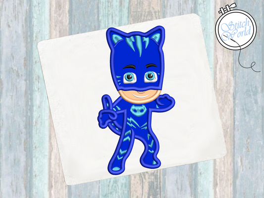 Catboy Applique, Instant Download