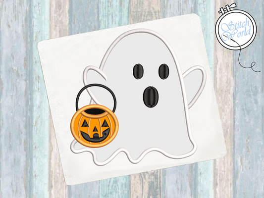 Ghost Applique, Instant Download