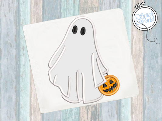 Ghost Applique, Instant Download