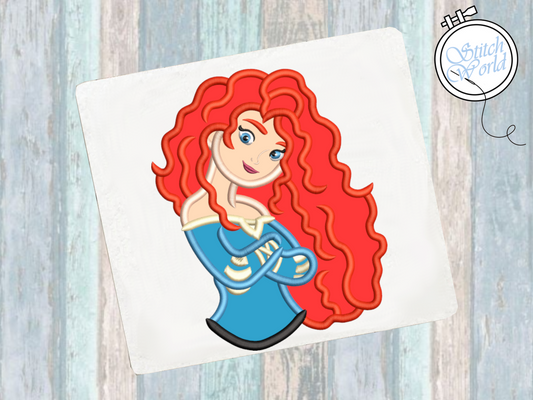Merida Applique, Instant Download