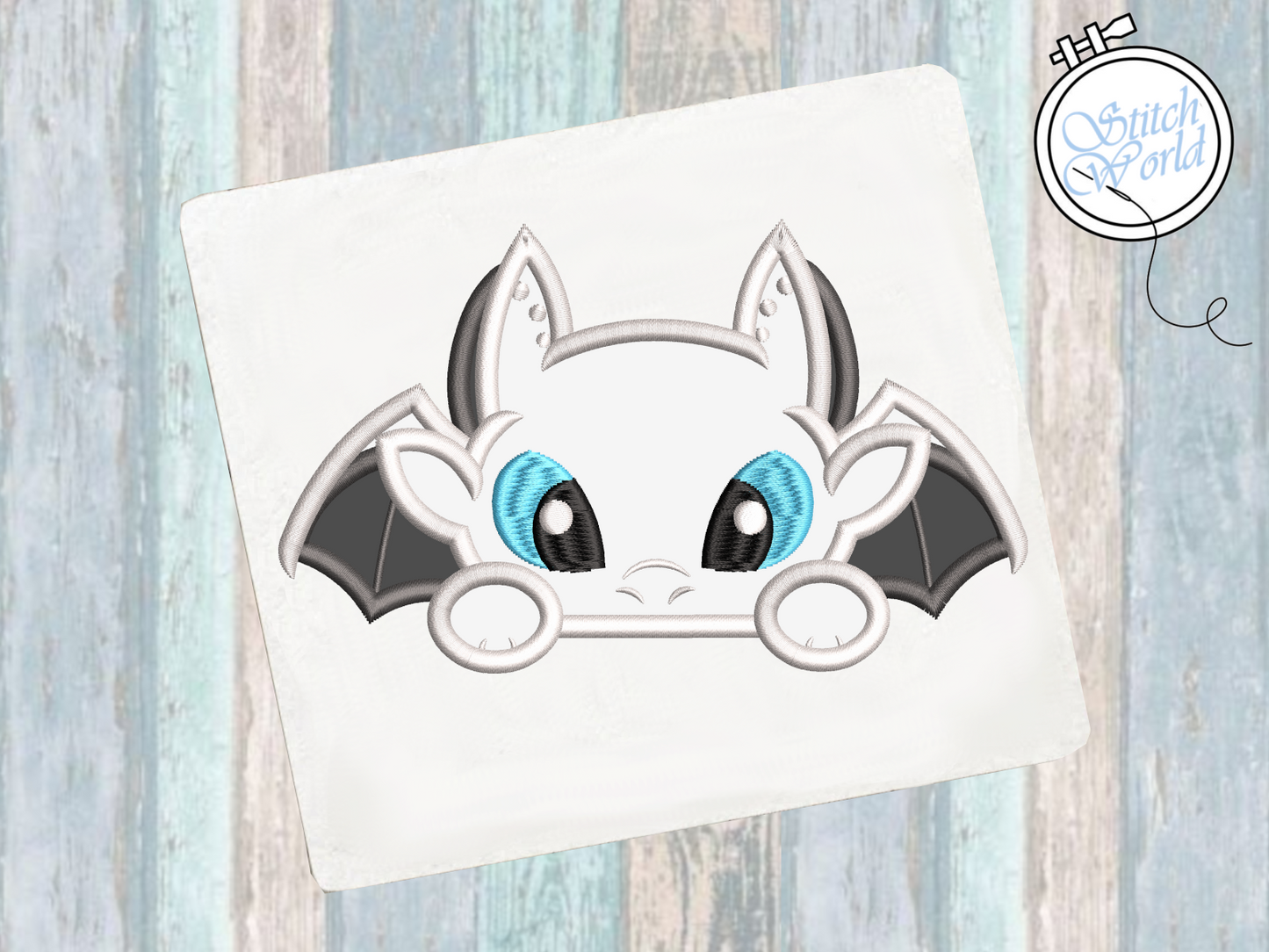 Light Fury Applique, Instant Download