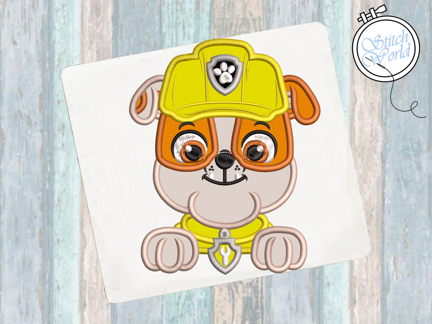Rubble Applique, Instant Download