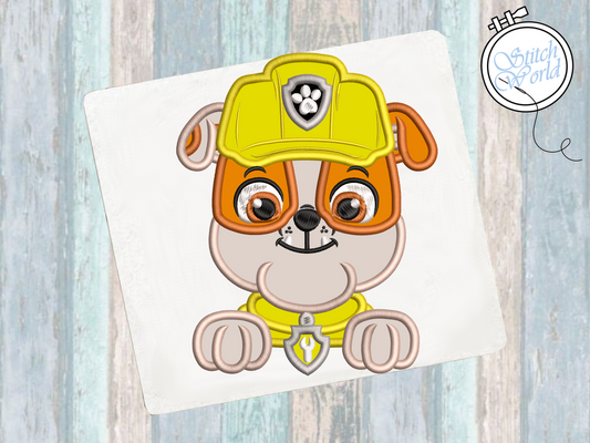 Rubble Applique, Instant Download