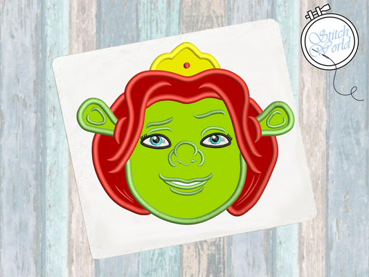 Fiona Applique, Instant Download