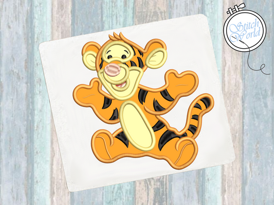 Baby Tigger Applique, Instant Download