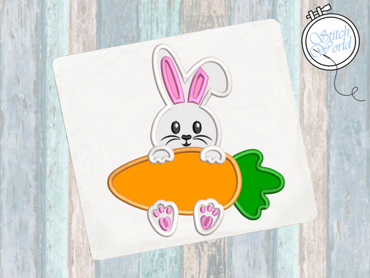 Bunny Applique, Instant Download