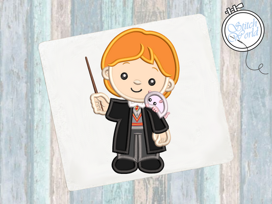 Ron Weasley Applique, Instant Download