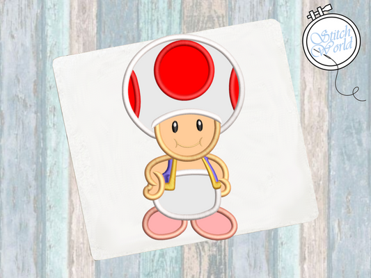 Toad Applique, Instant Download
