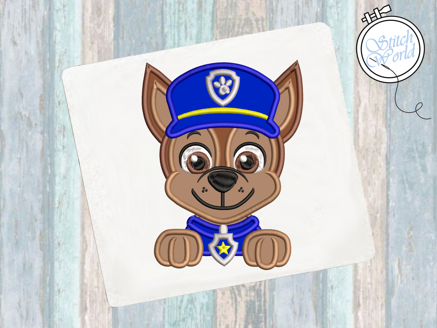Chase Applique, Instant Download