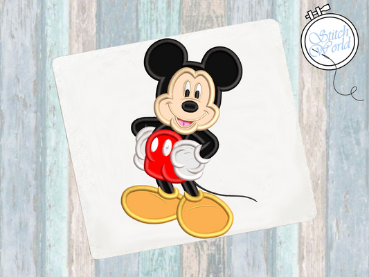 Mickey Mouse Applique, Instant Download