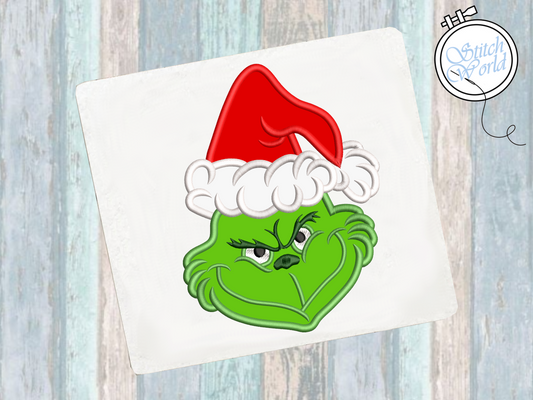 Grinch Applique, Instant Download